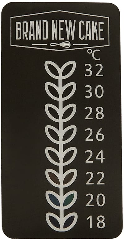 BrandNewCake Temperatuursticker (tbv Zuurdesem)