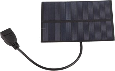 Zonnepanelen Mini-opladen Formaat USB-Silicium 5V met Stekker Monokristallijn Monokristallijn Silicium voor USB-stekker 5V-uitgangsstekker Miniatuur Fotovoltaïsch Paneel Siliconen