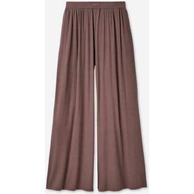 UGG® Imogen Wide Leg Rib-broek in Allspice, Maat 1X, Ecovero