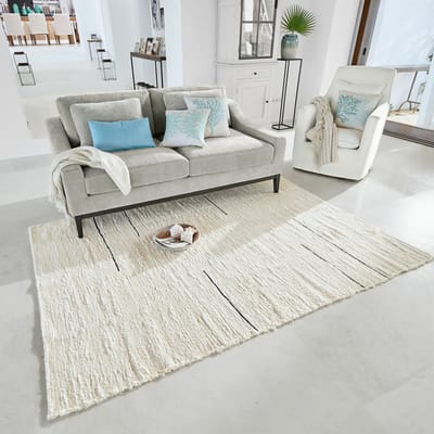 LOBERON Vloerkleed Avatele crème/zwart