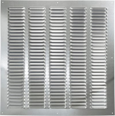 Ventilatierooster Verzinkt Metaal met Inse ctenhorgaas 50x50 cm