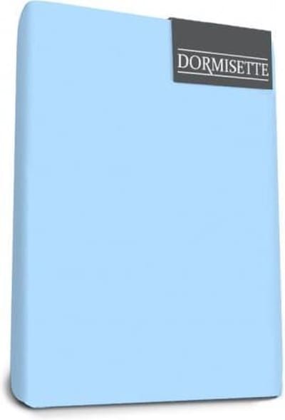 Dormisette Mako Jersey Topdek hoeslakens 70 x 200 cm blue