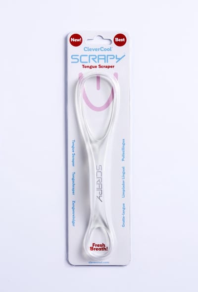 CleverCool Scrapy Tongschraper - Transparant - Tongreiniger