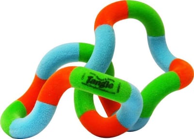 Tangle Toys - Fuzzies Junior - Groen Oranje Blauw - The Original Fidget