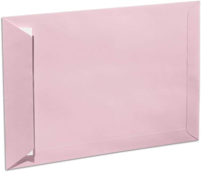C4 Enveloppen - Verzendmappen Zonder Venster - Zakelijk Versturen - Elegante Ribbelstructuur - 25 Stuks 324x229mm - Kersenbloesem Roze
