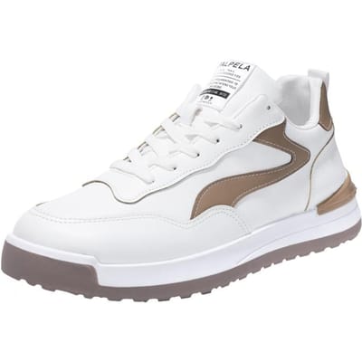 Nieuwe Heren Sneakers Trendy Platform Casual Schoenen Outdoor Hardloopschoenen plus Maat Vetersluiting Comfortabele Herenschoenen 44 white