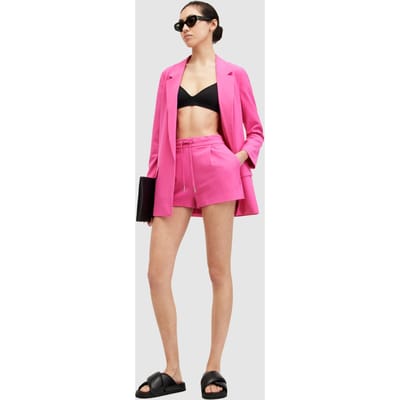AllSaints Aleida Tri Short Hot Pink Maat: 12 | Korte Broeken Outlet | Dames | Roze