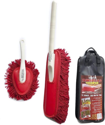Autostofdoek Set - Detailing Kit - Auto Onderhoud - Krasvrij Afstoffen - 66 cm Lengte - Rood