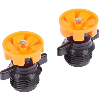 2PCS Automatische Rotatie 360 Graden Watering Nozzle Sprinkler Tuin Park Gazon Bloemen Groente Irrigatie 2pcs