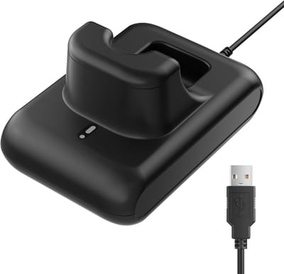 Barcode Scanner Station - Oplaadstation Scanner - Winkel Kassasysteem - Eenvoudig Bedienbaar - 19x11x9 cm - Zwart