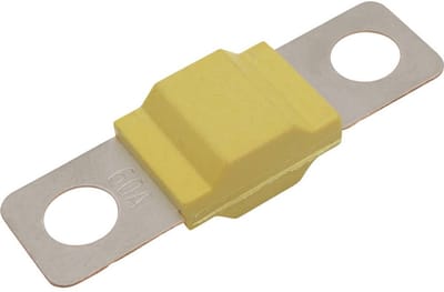 TRU COMPONENTS TC-13545884 Zekering 60 A 80 V/DC Inhoud 10 stuk(s) Bulk