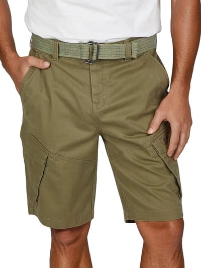 DENIMFY Heren Short DFPhil regular/straight Olijf S Volwassenen Cargo shorts / korte broek