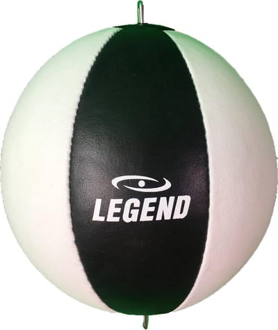Double end Ball Boksen Zwart/Wit Leer PRO