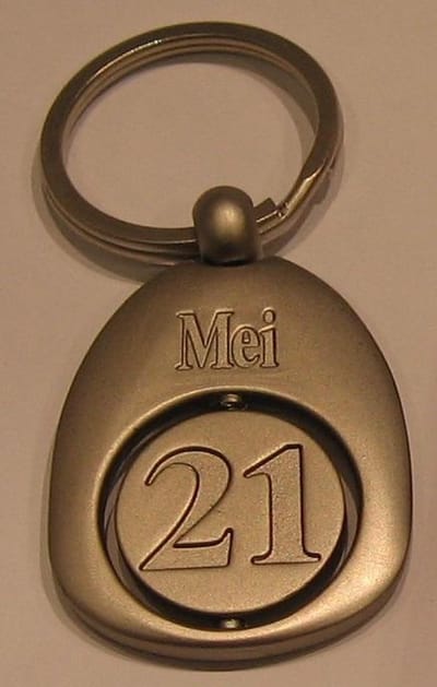 kroniek sleutelhanger - titanium - 6 oktober
