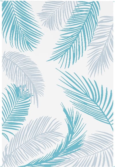 Buitenkleed - Kunststof - 274 x 182 cm - weerbestendig - blauw