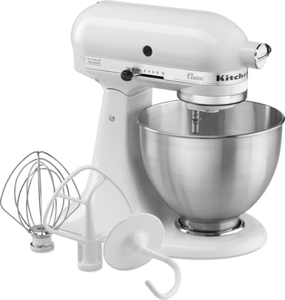 KitchenAid 5K45SSEWH - Wit - 4,28L - Horeca & Professioneel