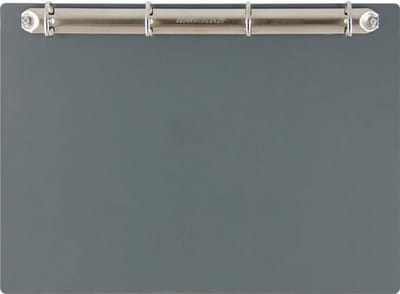 Magnetisch klembord A4 incl. ringband (liggend) - Grijs