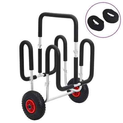 vidaXL - SUP - trolley - voor - surfplank - 45 - kg - aluminium