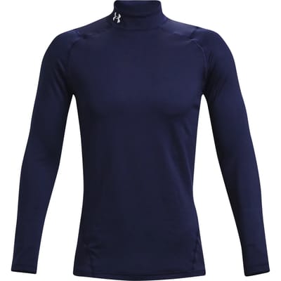 Under Armour CG Armour Fitted Mock-Midnight Navy / / White