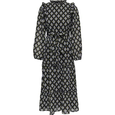 ONLY ONLSTAR L/S MIDI  DRESS PTM Dames Jurk - Maat L