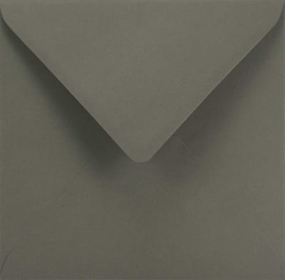 Gekleurde Vierkante Enveloppen Antraciet 153x153 mm Voor Uitnodigingen en Kaarten