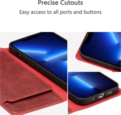 LuxeBass Hoesje geschikt voor Samsung Galaxy A22 4G - Boekhoesje - Rood - Vintage portemonne hoes met ritssluiting gsm hoesje - telefoonhoes - telefoonhoesjes