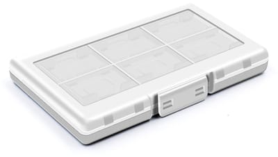 Opberg-Box geschikt voor 12 Nintendo Switch - Switch 2 - Spel Game-Cards + 2 SD Cards - Wit