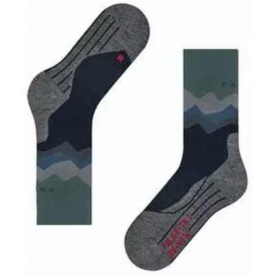 FALKE TK2 anti-blaar dik wol functioneel materiaal wandelsokken heren blauw - maat 39-41