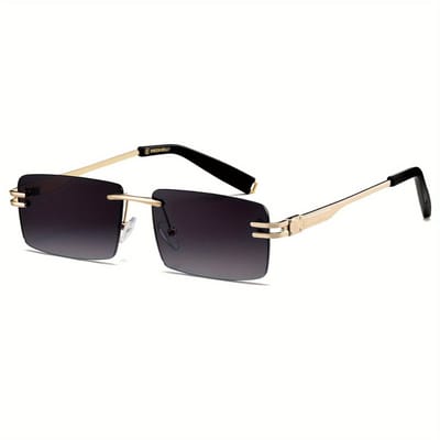 Bovista Zonnebril Voor Dames & Heren - Zonnenbrillen - Zonnenbril - Sun Glasses - Sunglasses - Techno Bril - Rave & Festival - Premium Quality - Grijs/Zwart