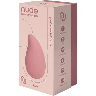 Dreamtoys Sexy Blair Pebble Massager-Travelsize Massagevibrator - Rood - 8.5 cm