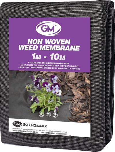 Tuin Fleece - Onkruiddoek Bodemfolie - Onkruid Vrij Houden - Waterdoorlatend Ontwerp - 200x1000 cm - Zwart