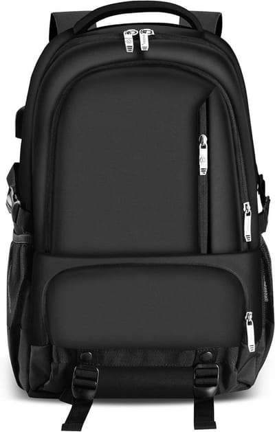 Reisrugzak Compressie - Reistas Vakantie - Ruimte Besparen - Waterdicht Oxford Materiaal - 16 Inch Laptop - Zwart