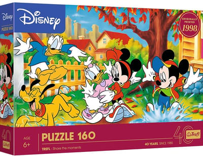 Trefl puzzel Disney Mickey Mouse en Friends - 160 stukjes - 40 jaar jubileum.