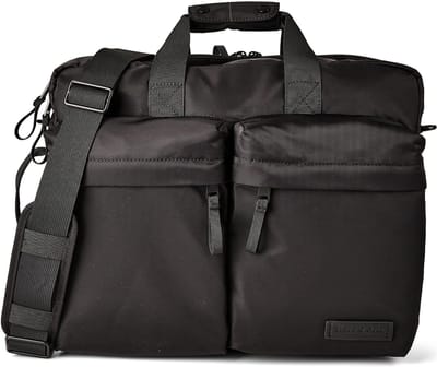 Marc O'Polo business tas laptoptas met laptopvak Theo Business Bag Black zwart