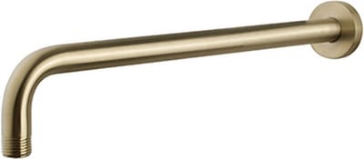 Wiesbaden UniMatch Douchearm Muurbevestiging 35 cm - Geborsteld Messing PVD