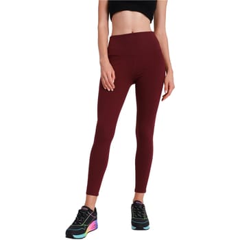 Skechers Go Walk High Waisted Legging, Vrouwen, Purper, Leggings, maat: M