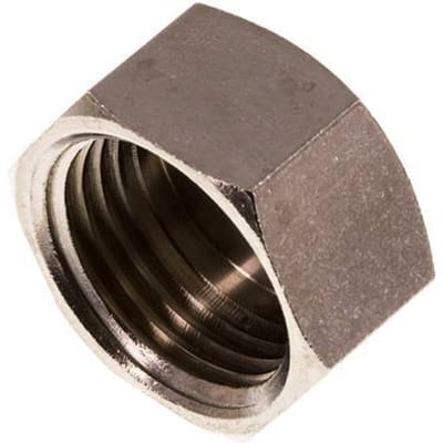 G 1/2'' Vernikkeld Messing Afsluitkap 16 Bar [2 Stuks]