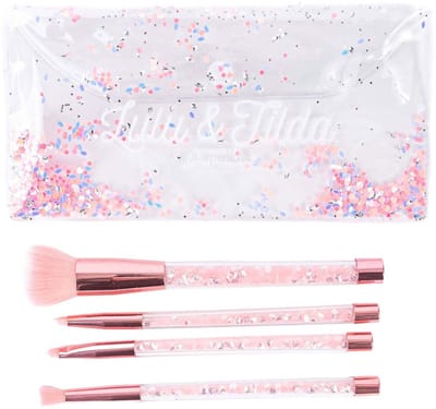Lulu & Tilda - Glam Girl Glitterkwast met Tas - 5dlg.