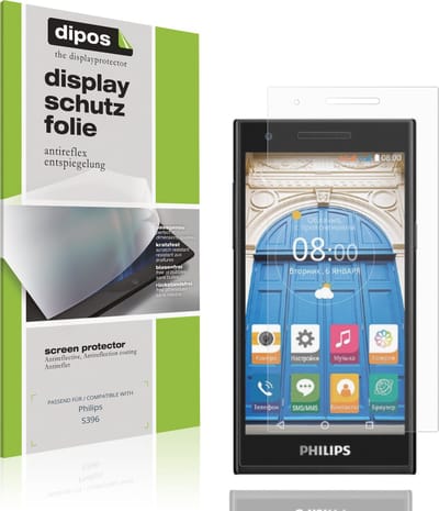 dipos – 4x Matte Beschermfolie geschikt voor Philips S396 | Krasbestendige & antireflecterende Screenprotector Ultra-Thin