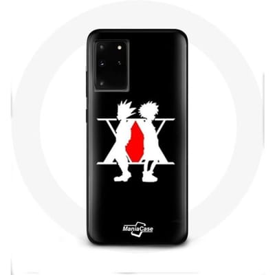 Coque pour Samsung Galaxy S11 Plus Hunter x Hunter Manga Logo Fond Noir