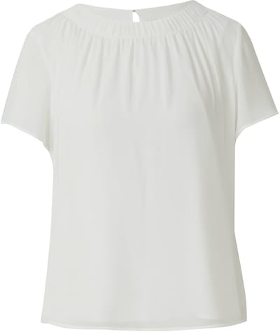 Regular fit blouseshirt met semitransparante mouwen