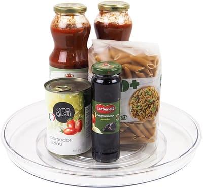 So Clever Draaiplateau Large Ø33.3 (voordeelbundel) Classic Clear - Transparant - Draaibaar | BPA-vrij