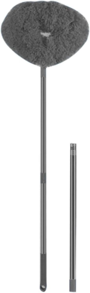 Ventilator Reiniger - Stoffer met steel - Hoge plekken poetsen - Flexibele kop - Tot 100 cm - Grijs