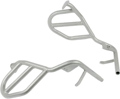 Motor Valbeugels - Motorbescherming Crash Bars - Motorfiets Beschermen - Dubbele Buisconstructie - 14 x 19 x 31 cm - Zwart/Zilver