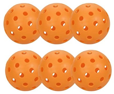 Floorball en Unihockey Bal Set - 6-delige Pickleball Set met wedstrijdbal en trainingsbal