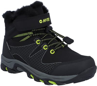 Hi-Tec Jackdaw Waterbestendig Insulated ZWART - Maat 32 Wandelschoenen voor Kinderen