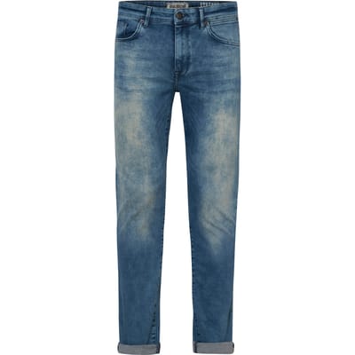 Petrol Industries Heren Jeans Slim Fit Seaham - Spijkerbroek - Essentials Collection - Blauw - Maat W28L30
