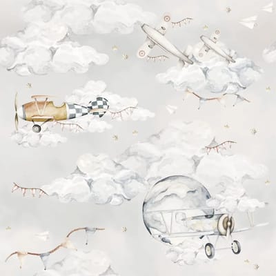 Baby behang Dekornik Magic Planes