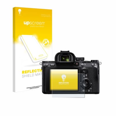 upscreen - Screenprotector voor Sony Alpha 7 III / 7R II / 7S II - Folie Beschermfolie anti glare matte