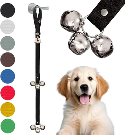 Honden Deurbellen - Huisbreking Training - Zindelijkheidstraining Puppy - Extra Luide Bellen - 14.7 x 10.4 x 2.3 cm